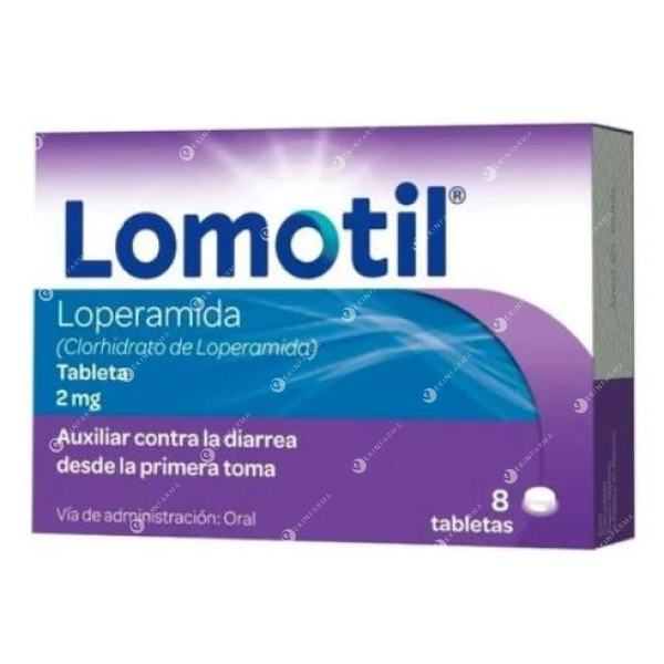 Lomotil 2mg x 8 tabletas
