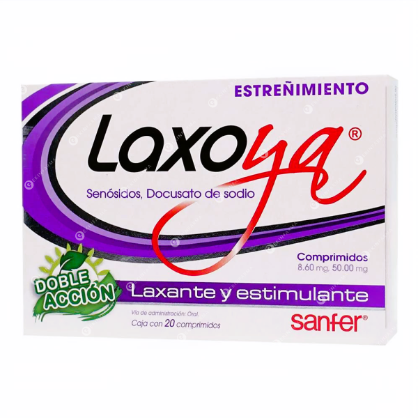 Laxoya 8.60mg+50mg x 20 Comprimidos