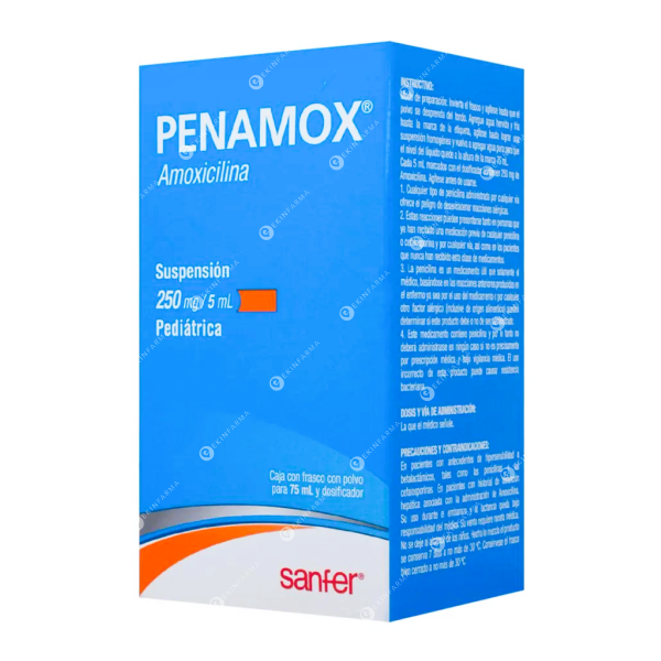Penamox Pediátrico 250mg/mL x 75 Suspensión