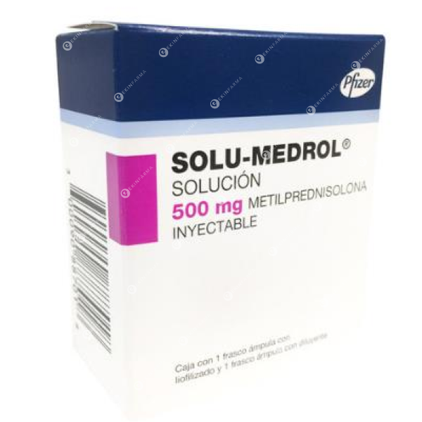 Solu-Medrol 500mg x 1 Solución