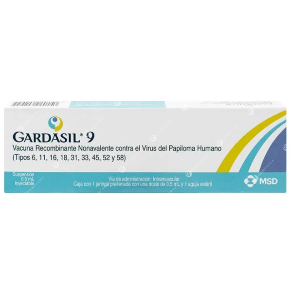 Gardasil  9 0.5ml x 1 Virus del Papiloma Humano