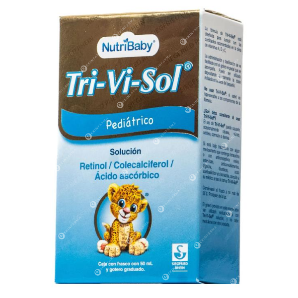 Tri-Vi-Sol Pediátrico 150000UI+40000UI+3g x 50 Gotas