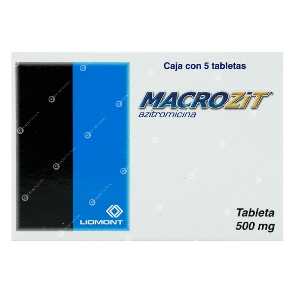 Macrozit 500mg x 5 Tabletas