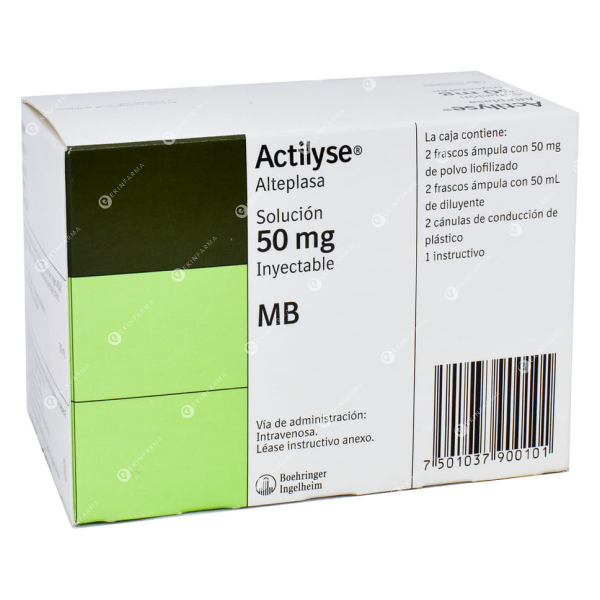 Actilyse  50mg x 2 Solución